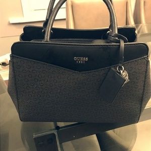Guess Gray Satchel Purse